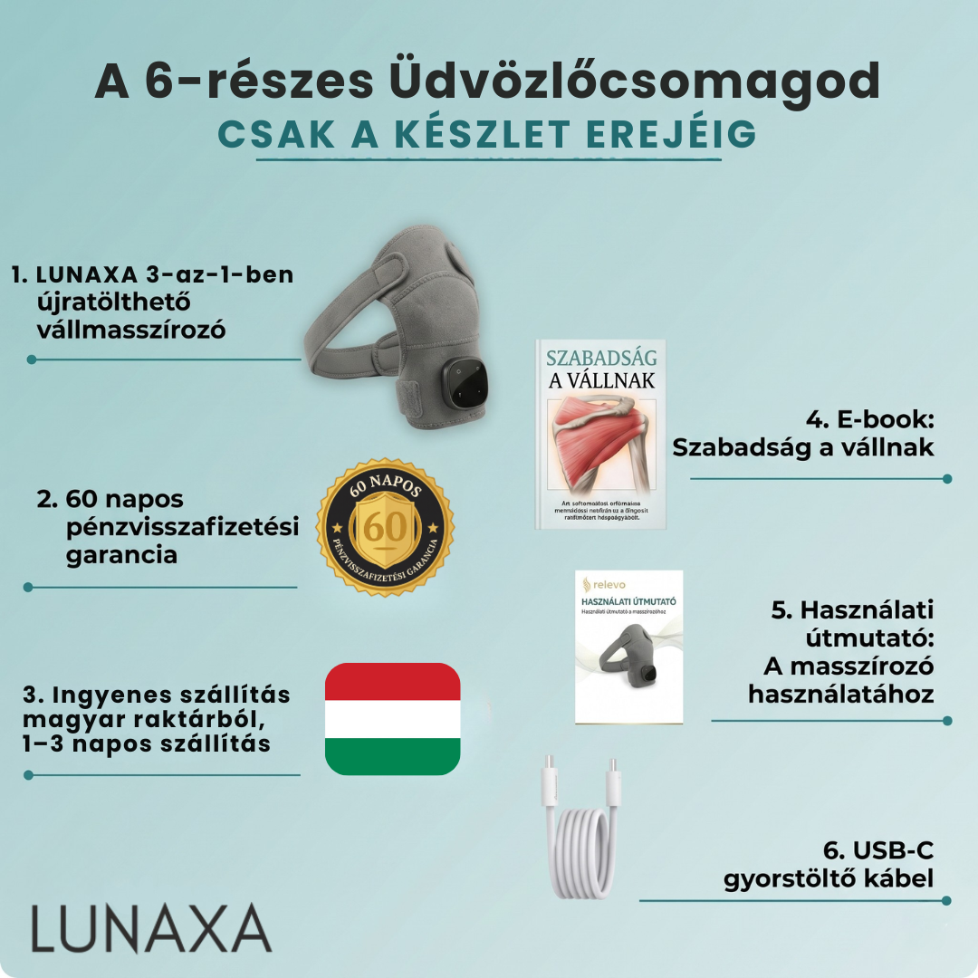Lunaxa™ - 3 az 1-ben Vállmasszírozó
