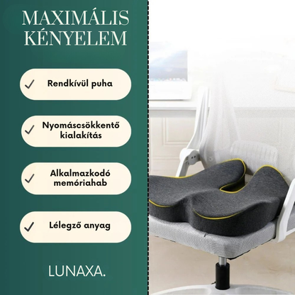 Lunaxa™ – Ülőpárna teljes hát és farokcsontkímélés.